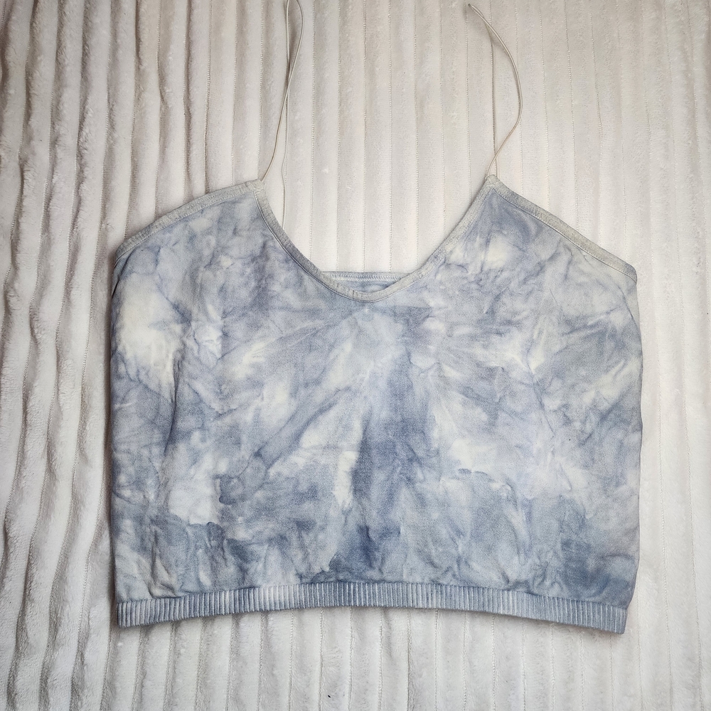 Blue Tie-Dye Women's Top